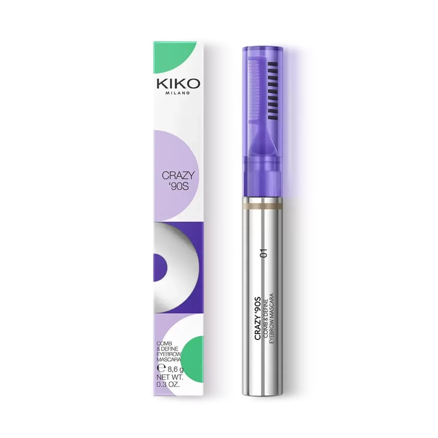 Crazy '90S Comb & Define Eyebrow Mascara-KIKO Milano Flash Sale