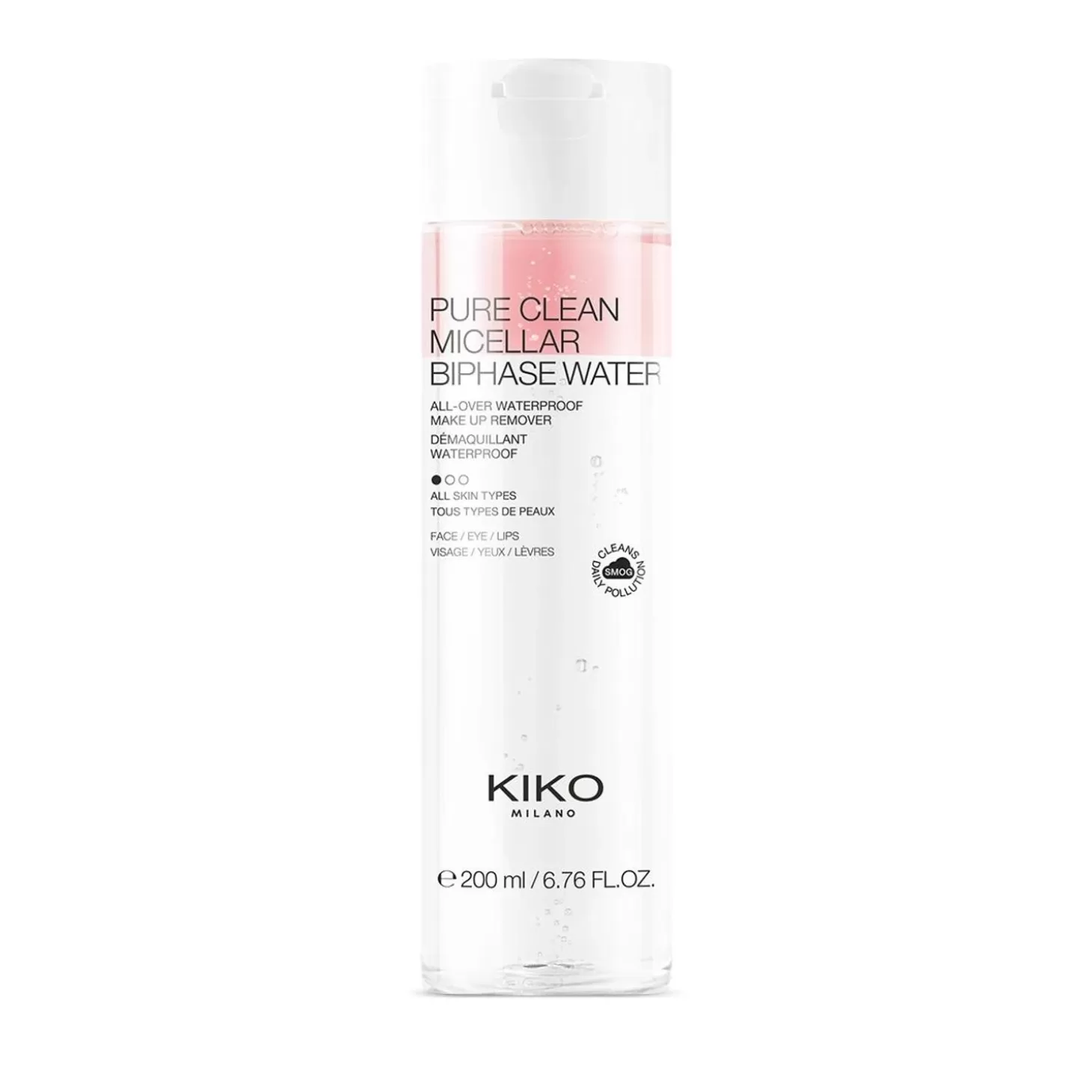 Pure Clean Micellar Biphase Water 200Ml-KIKO Milano Clearance