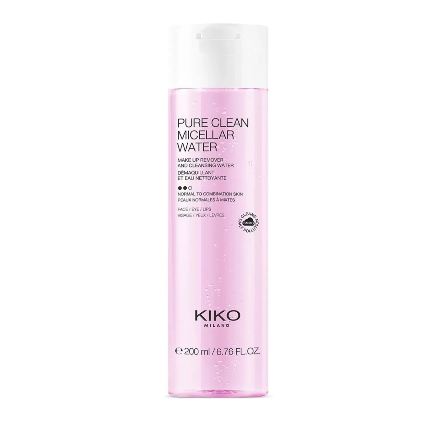 Pure Clean Micellar Water Normal To Combination 200Ml-KIKO Milano Fashion